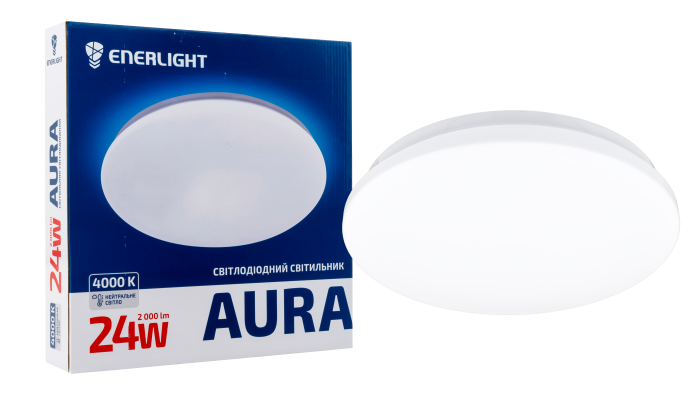 CВІТИЛЬНИК СТЕЛЬОВИЙ ENERLIGHT AURA 24ВТ 4000К